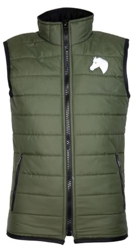 MS-Trachten Kinder Winter Reitweste Steppweste Winterweste Moni Oliv (134-140)