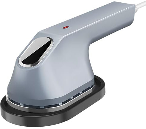 Travel Iron Steam Mini, Fast Heat-up Hand Held Steamer Clothing, Wrinkles Remover Portable Small Iron Handheld Clothes Steamer for Holiday, Home, Office, 50ml Spray bottle Included