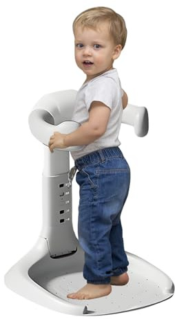 Babydusche Ständer Höhenverstellbar Dusche Ständer Für Kleinkinder | Rutschfeste Basis Mit Armlehne Für Kinder Von 8 Bis 36 Monaten