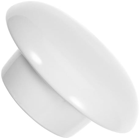 Veemoon Ceramic Urinal Cover No Hole for Wall-hung Urinal Accessory Splash Guard Urine Strainer Easy to Clean