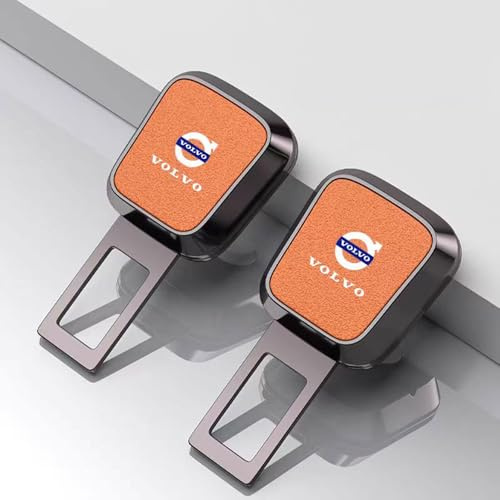 JsjjQf 2 Pezzi Prolunga Cintura Sicurezza Auto per Volvo EX30 EX90,Fibbia della Cintura Fermo Disattivazione dell'Allarme Cintura di Sicurezza,A-Normal