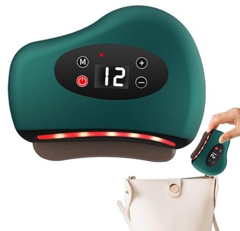 Rascador eléctrico | Herramienta calefactante multiusos de 12 niveles | Rascador para tejido profundo sin cables, para espalda, piernas, cuello, plantas, hombros, casa, deporte, recuperación de