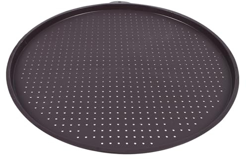 Toyvian Tappetino in Silicone per Pasticceria Rotondo Antiscivolo e Antiaderente Resistente al Calore per Pizza e Biscotti Teglia Bucata per Forno per Cottura Veloce e Uniforme