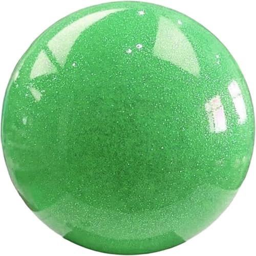Tubayia Pelota de gimnasia para niños, pelota de gimnasia rítmica, técnica de baile, pelota de práctica de PVC, para entrenamiento de danza, fitness, competición, entrenamiento en casa, oficina, verde