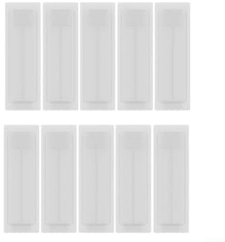 Bande de recouvrement 12 modules blanc pour boîte de distribution – Cache aveugle en ABS pour boîte à fusibles, kit de 50 pièces pour carénage de modules vides (1P)