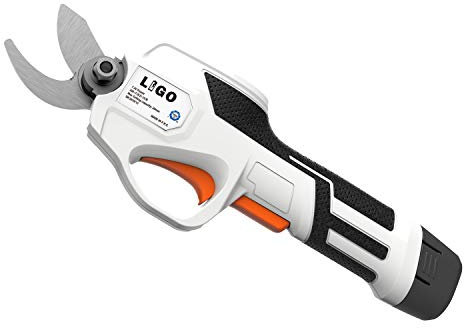 LIGO® Elektrische Gartenschere,7,2V Akku Astschere für Garten, Max 13mm(Frische Zweige), Max 70min Laufzeit EleStrauchschere Rasenchere, inkl. Ladegerät (Gartenschere)