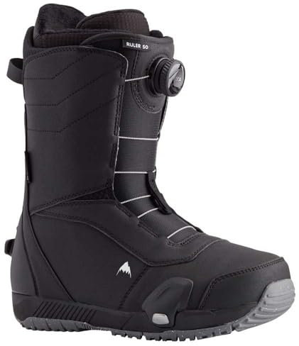 Burton – Botas de snowboard Ruler Step on Black para hombre, talla 40, color negro
