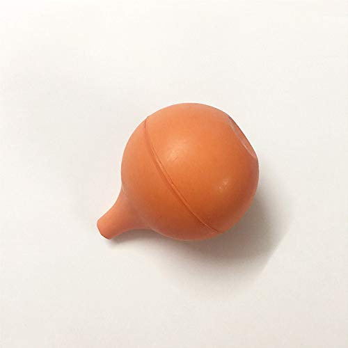 MMLFX 1 stück Laborgummi Saugkugel Wasser Pipette Ball Geeignet für 15/20 / 25 / 50ml Rote Gummi-Saugbirne für Glaspipette 15ml-50ml