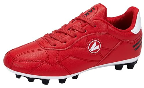 Jako Unisex J-SFG signatur fotbollssko, Fiery röd/vit, 44 EU, Fiery Red White, 44 EU