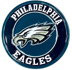 Philly Eagles NFL Metal 3D Team Emblem by FANMATS – All Weather Decal for Indoor/Outdoor Use - Easy Peel & Stick Installation on Vehicle, Cooler, Locker, Tool Chest – Unique Gift for Football Fan