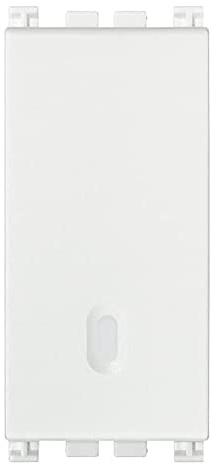 Vimar Arké 19000.B - Interruttore 1P 10AX, colore: Bianco