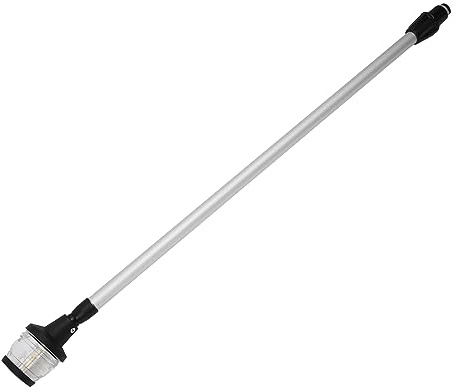 Feu de Mouillage de Bateau, Feu de Mouillage Marin à LED, 2 NM 750‑1110 Mm Réglable à 360 Degrés Tout Autour de la Lampe de Tête de Mât Marine, Feux de Mouillage de Navigation