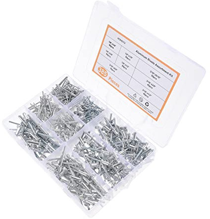 iplusmile 1 Satz Blindniete Bucheckenschutz Nieten für Metall Sortiment Nieten Aluminium Pop-Nieten nietzange Flansch Blindniet Blindnietgriff Offener Typ Verschluss Nagel Aluminiumlegierung