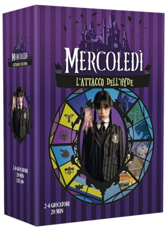 Asmodee - Mittwoch: Der Angriff des Hyde, Brettspiel, 2-4 Spieler, 10+ Jahre, italienische Ausgabe