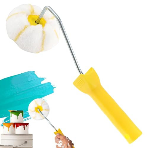 Rullo per molatura, Rullo per molatura angoli, Strumento per dipingere gli angoli del rullo per angoli del muro a secco, Pennello e rullo per angoli per cartongesso per fango per cartongesso, pittura