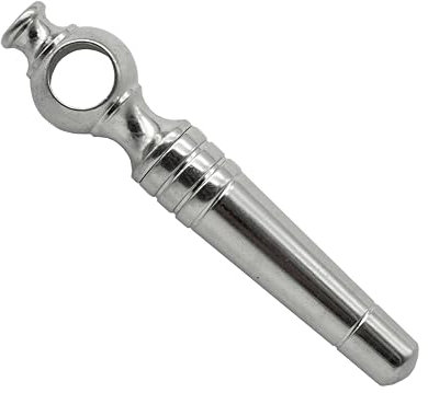 L'Artistica F.LLI PERINCIOLI | Sacacorchos de bolsillo cromado, sacacorchos de latón de bolsillo para tapones de corcho, 110 mm