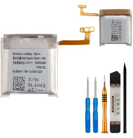 E-yiiviil Batterie de rechange EB-BR935ABY 3,88 V 295 mAh compatible avec Galaxy Watch 6 40 mm SM-R930/R935 avec outils