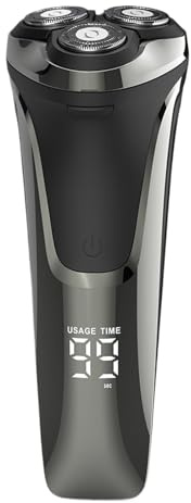 Men's Electric Shaver, Electric Shavers for Men Face | 4D Floating Head Facial Shaving Tool - Våt & skäggtrimmer, USB -uppladdningsbar tvättbar rakapparat med digital display för män resanvändning