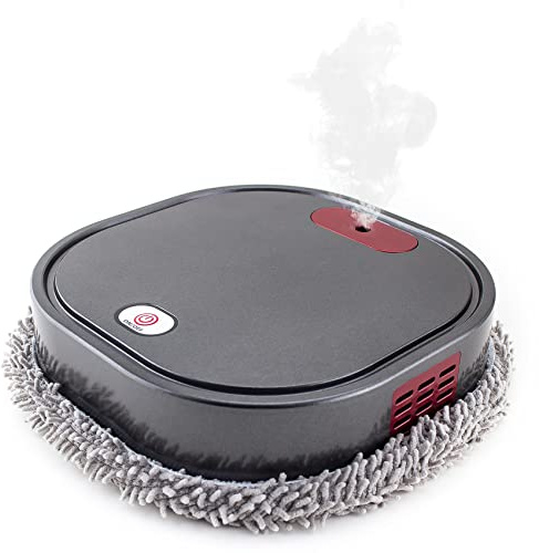 Quystetes Robot de Barrido Fregonas EléCtricas AutomáTicas para Suelo 1500 MAh Fregona con MáQuina Pulverizadora Robot Limpiador de Vapor para Suelo