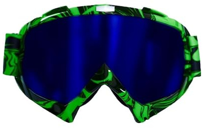 Mud Defeater Motor Motocross Brille Kinder AHP Motorradbrille Racing Googles Grün