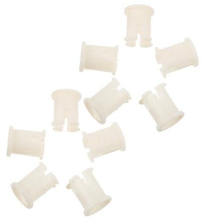 HORIALENCE 10 Stück Kleine Radbuchsen für Möbel Ersatzteile für Drehstuhl Langlebige Hülsen Einfache Installation Passend für Bürostühle und Möbel