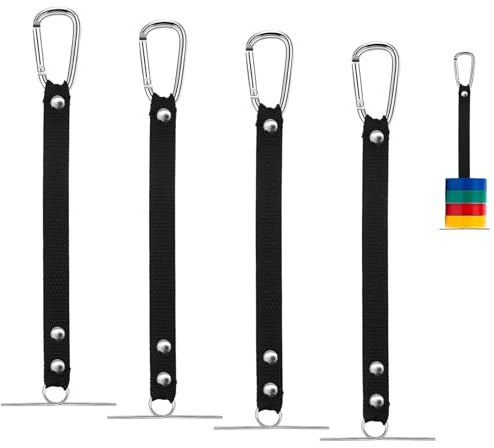 Tape Holder, 4Pcs Electrical Tape Holder, 2.4 Wide Thong Black Electrical Contractor Tool Belts for Electrician, Construction, Carpenter, Framer, Thong