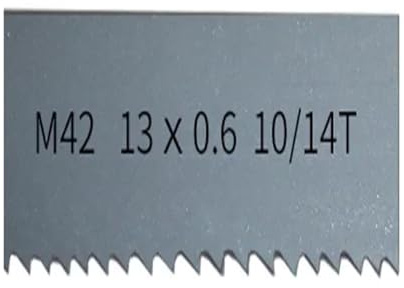 1 Stück M42 Bimetall 1/2 Zoll Bandsägeblätter. 1826–2240 mm x 13 mm mit 6, 14 Tpi Bandsägeblatt for Schneiden von Hartholz und Metall(10-14Tpi,Length 2240mm)