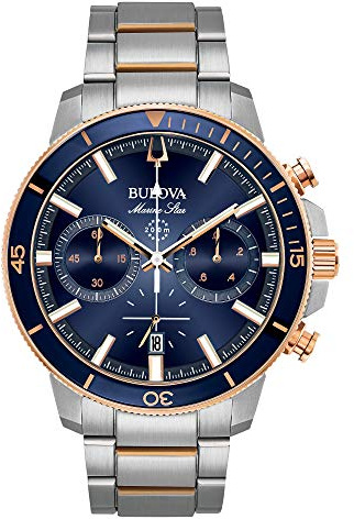 Bulova Men's Marine Star Series C Two-Tone Stainless Steel 6-Hand Chronograph Quartz Watch