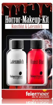 feiermeier Kunstblut & Latexmilch Set | 2 x 30ml