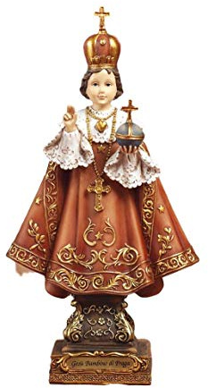 Articoli religiosi by Paben Figur Jesuskind Praga aus Kunstharz, 15 cm
