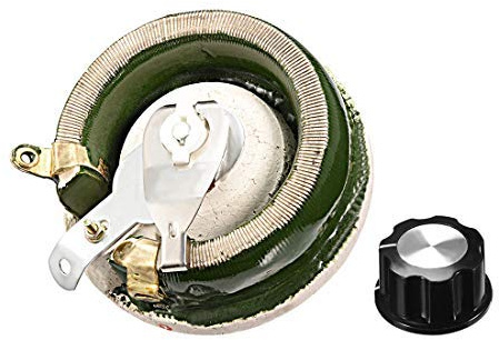 200 Ohm 150 W Potentiometer Spulen Keramik High Power mit Knopf Widerstand variabel Rheostat