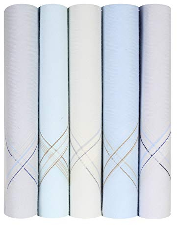 Caruso Italy Herren Taschentuch 100% Baumwolle Luxury 46x46 cm Ultraweich Saugstark Hautfreundlich Langlebig Azo-frei Elegant Klassisch Premium Herren Accessoire