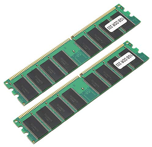 Module de Mémoire 2 Pièces, Carte Mémoire de Bureau, 1 Go DDR 333 MHz PC-2700 184Pin 16 Grains sur Les Deux Côtés Memory Stick pour Ordinateurs de Bureau