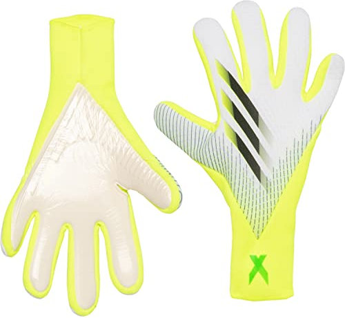 Adidas X GL Pro Goalkeeper Gloves Without Fingersave GK3505 Solar Yellow Goalkeeper Gloves Size 7