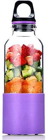SHALOLY Frullatore Portatile da 500 ml Mini spremiagrumi Elettrico Cup Orange Maker Frullatore frullatore Estrattore di Succo Verdure Frullatore di Frutta (B)
