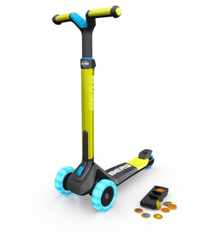 BERG Nexo Kinderroller Kinderscooter | ab 2 Jahre | Höhenverstellbarer Tretroller Scooter | Dreirad Roller für Kinder Jungen & Mädchen, bis 12 Jahre