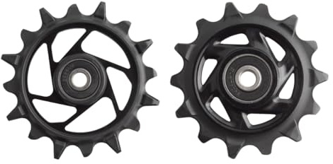 SRAM XX Eagle T-Type AXS Schaltwerk-Riemenscheiben-Set – 14 t Oben und 16 t unten, Schwarz | Untere