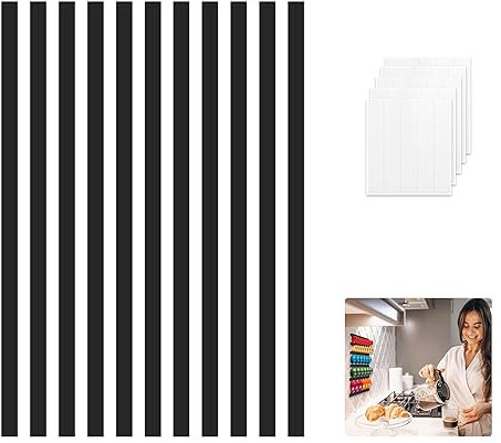 JJWNMLL 11Pcs porta cialde per caffè da parete,compatibile per 54 cialde vertuoline o 72 cialde della linea originale portacapsule nespresso, organizer autoadesivo fai da te per porta cialde caffe
