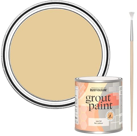Rust-Oleum Yellow Ultra-Durable Grout Paint - Sandstorm 250ml