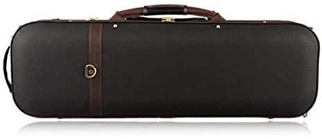 Fachmann Geigenkoffer Aufbewahrungsbox Für Violine In 1/4-Größe Mit Glattem Reißverschluss Und Griffpolster Aufbewahrungsbox Für Violine-Musikinstrumente Geigenkoffer