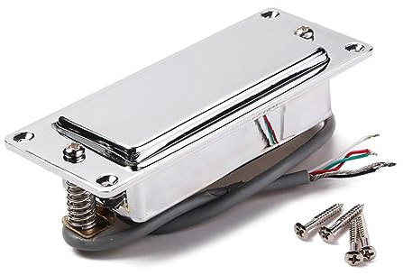 Silberner Kupfergehäuse Tonabnehmer Gml01 4-kern für E-gitarre | Klassischer Vintage Sound, Metallgehäuse mit Feiner Verarbeitung, Kompakte Kleiner Ausführung