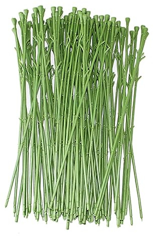 NUOBESTY 50 Stück Künstlicher Blumenstiel 13.00In/33.00Cm DIY Blumenstiele Für Kunstblumen Blumenkopf Zubehör Für Blumenarrangement Basteln Geschenkverpackung Dekoration