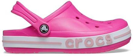 Crocs Unisex barn Bayaband Clog T träskor, elektrisk rosa/petal rosa, 19/20 EU, Elektrisk rosa petal rosa, 19/20 EU