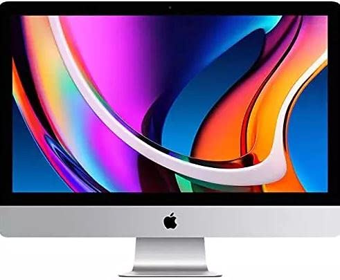 Apple iMac 2020 avec processeur Intel Core i7 à 3,8 GHz (27 Pouces, 16 Go de RAM, 1 to de Stockage SSD Radeon Pro 5500 XT) Argenté (Reconditionné)