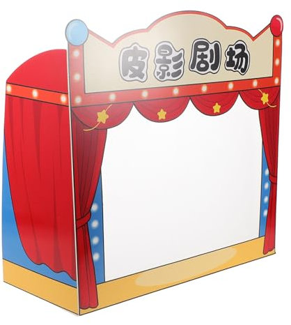 Alasum Puppentheater Schattenspielbühne Für Kinder Kindergarten Bühnenrequisiten Interaktives Erzähltheater Familienpuppenspiel Zubehör