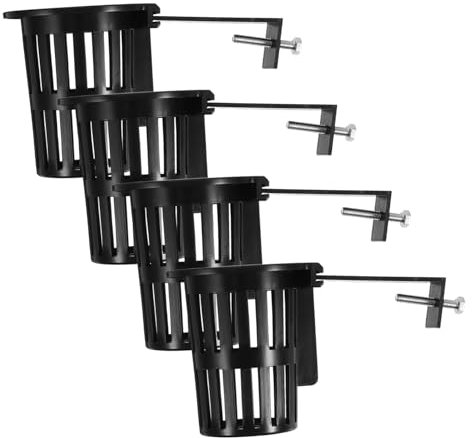 SUPVOX 4 Pièces Pots Plastique à Maillage pour Plantes Supports Hydroponiques Suspendus Paniers Décoratifs pour Jardinage Hydroponique Aquariums