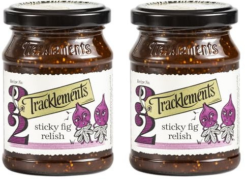 Tracklements - Sticky Fig Relish, 2 x 210g Jars