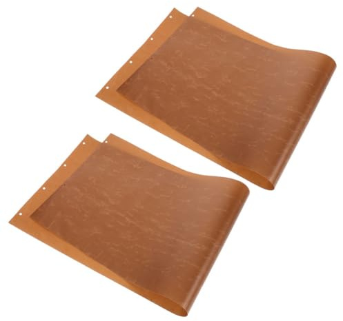 Holibanna Panno di Ricambio per Pala Pizza Scorrevole Marrone Resistente ad Alta Temperatura 2 Pezzi per Cucina e Forno