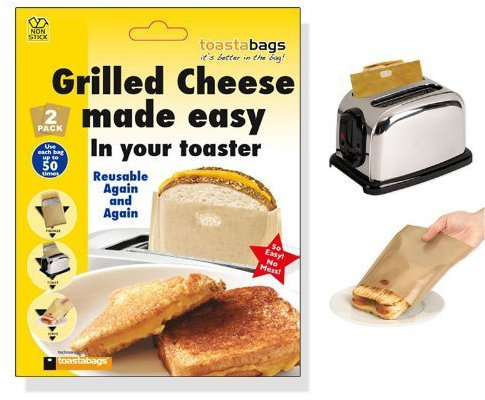 toastapockets - Reusable up to 50 Times Each, Twin Pack - toastabags