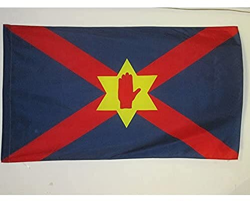 AZ FLAG - Drapeau Ulster Nation - 90x60 cm - Drapeau Nationaliste Nord-Irlandais - Irlande Du Nord 100% Polyester Avec Fourreau et Cordelette - Pavillon 50 g
